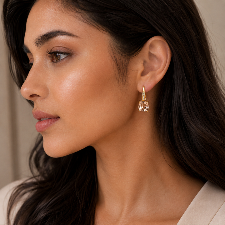 Talindra | Shimmering Drop Earrings