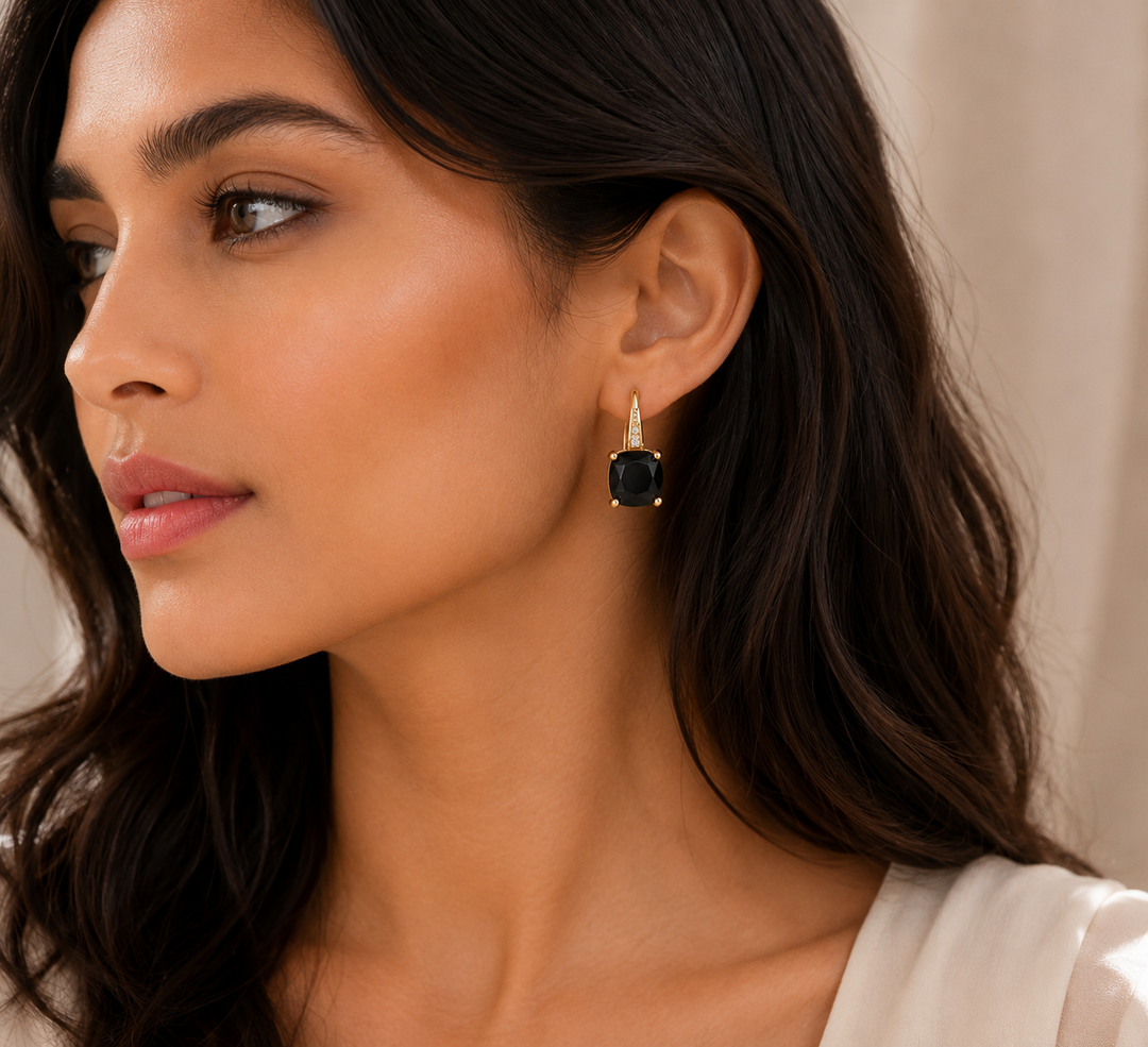 Talindra | Shimmering Drop Earrings
