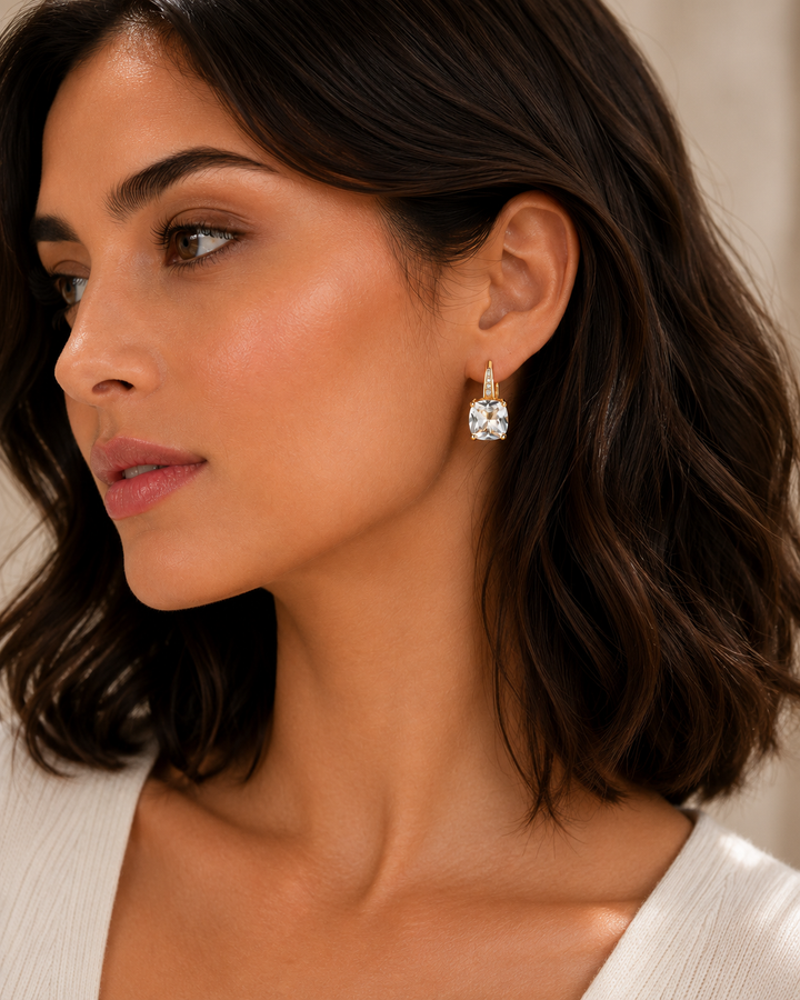Talindra | Shimmering Drop Earrings