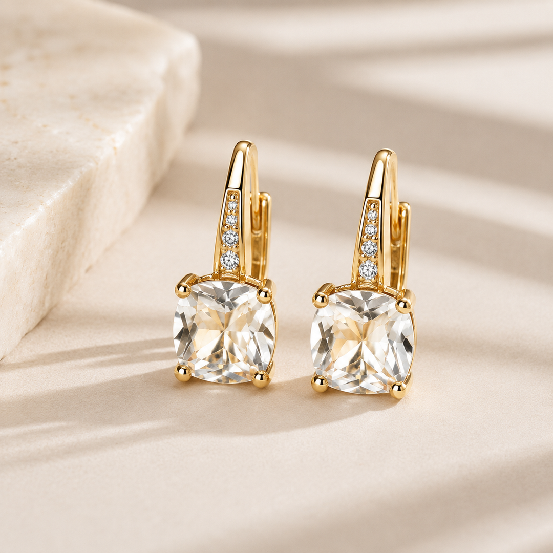 Talindra | Shimmering Drop Earrings