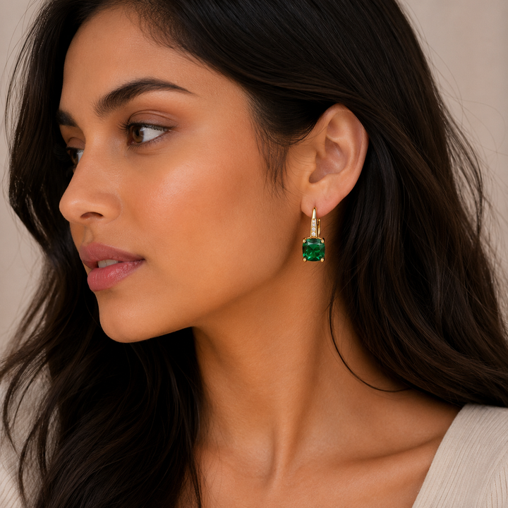 Talindra | Shimmering Drop Earrings