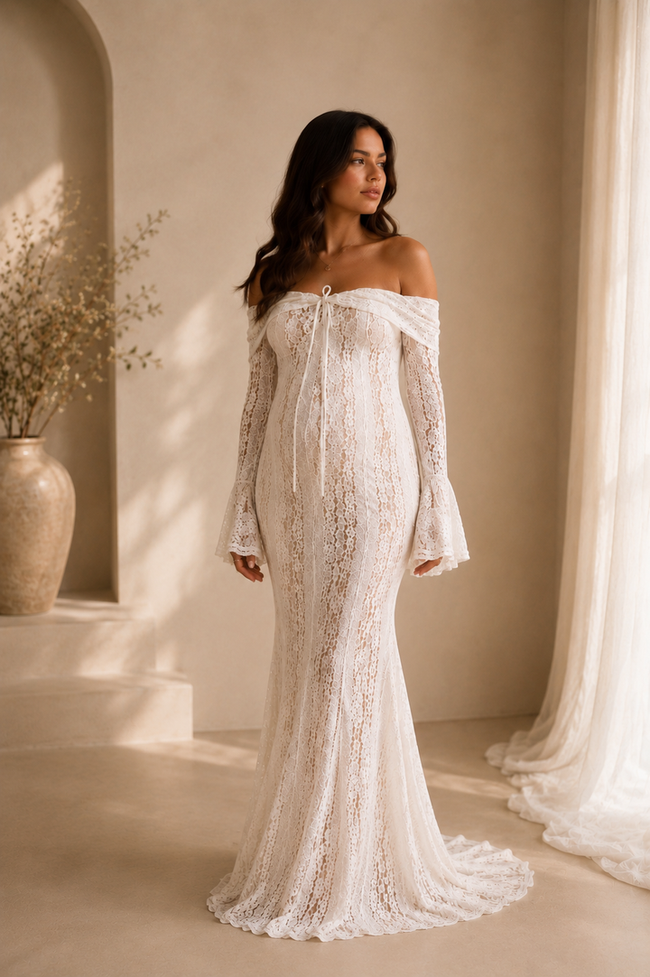 Ulrica | Meadowlace Maternity Gown