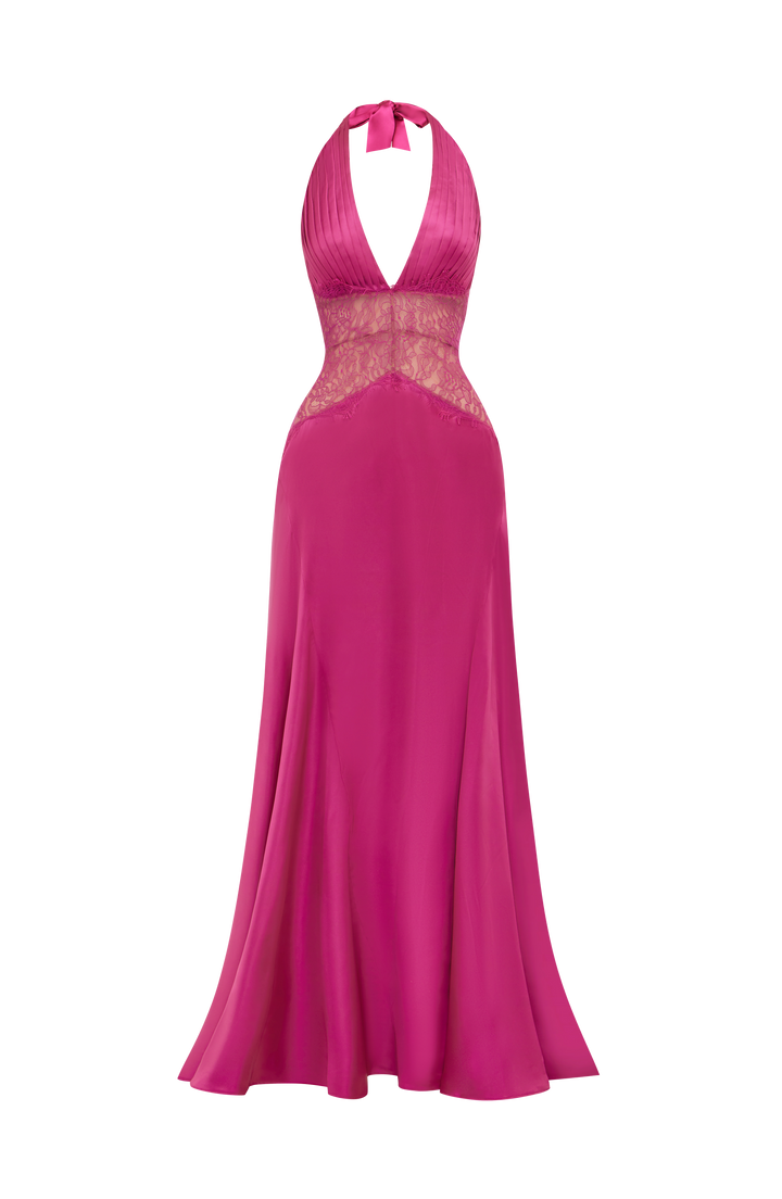 Mireia | Satin Maxi Dress
