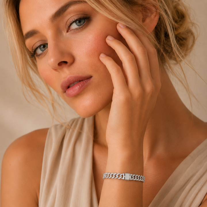 Wendolyn | Pavé Link Statement Bracelet