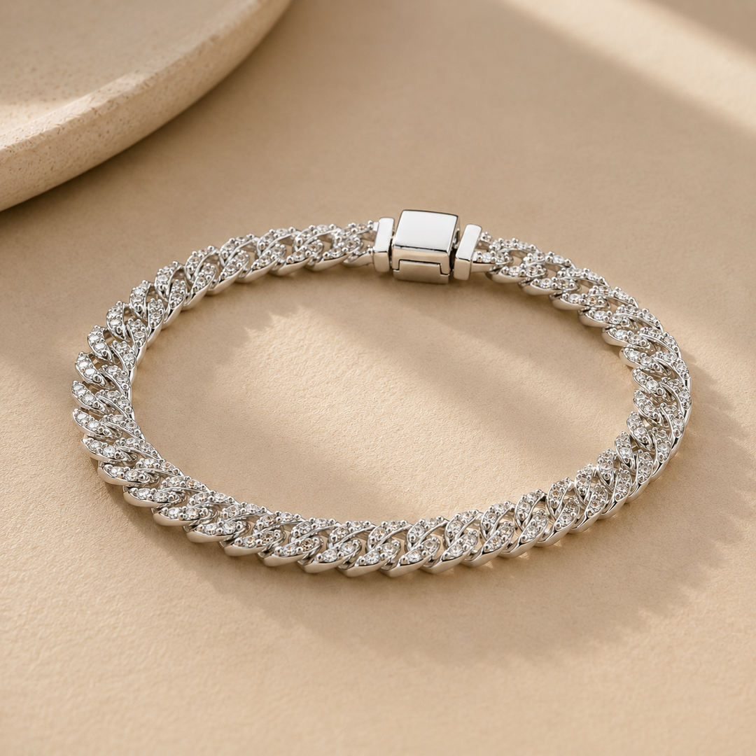 Wendolyn | Pavé Link Statement Bracelet