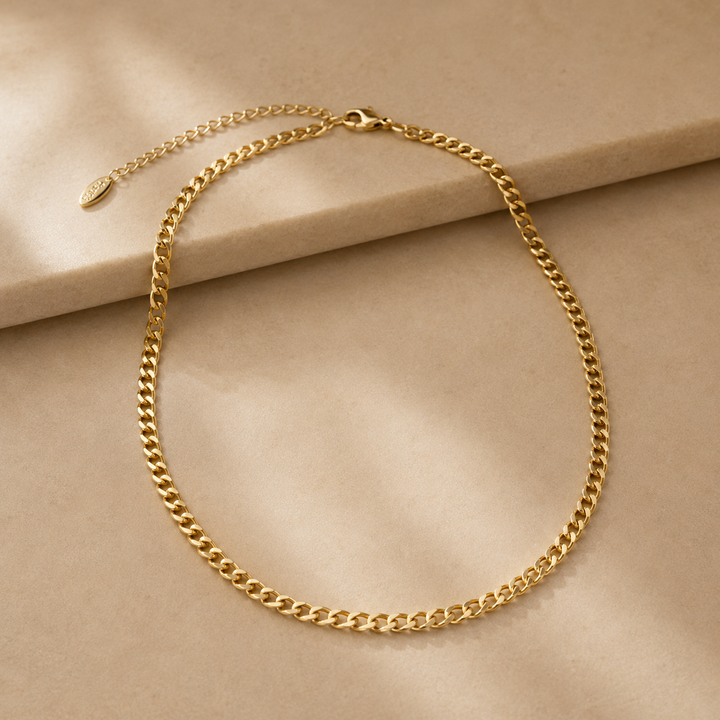 Zerelle | Sleek Statement Chain Necklace