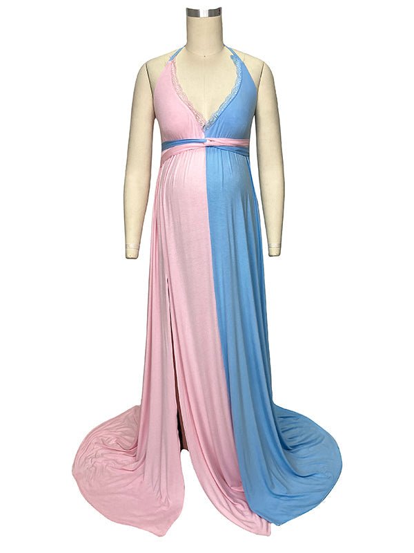 Freya | Split Tone Maternity Maxi Dress