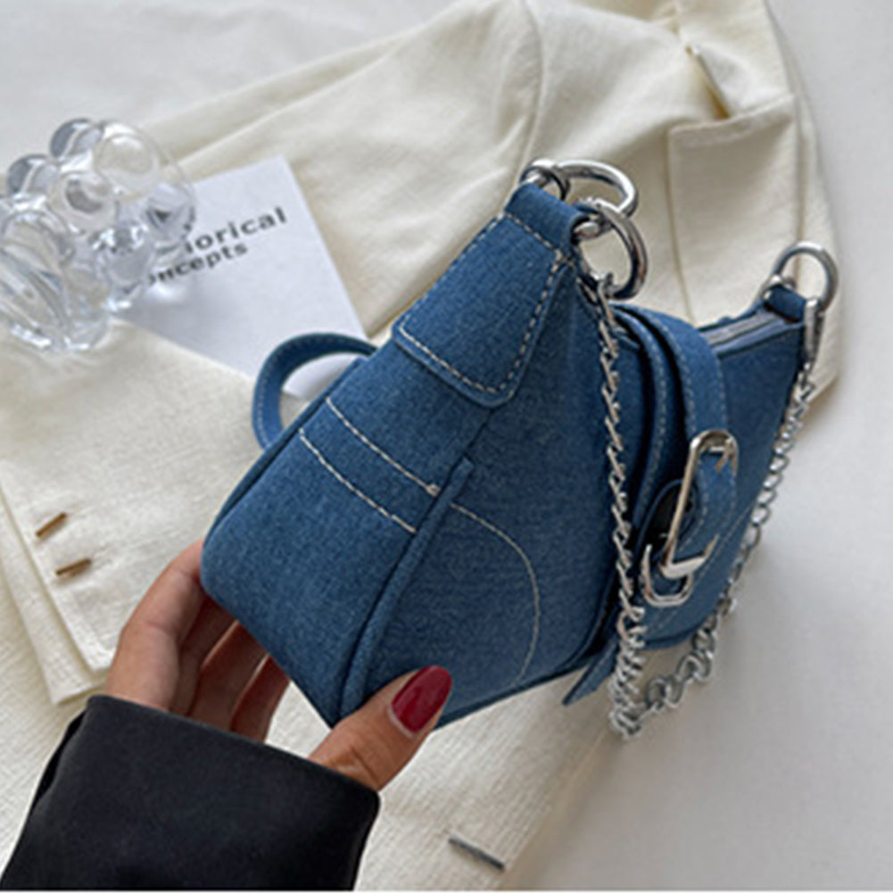 Nora | Vintage Denim Shoulder Bag