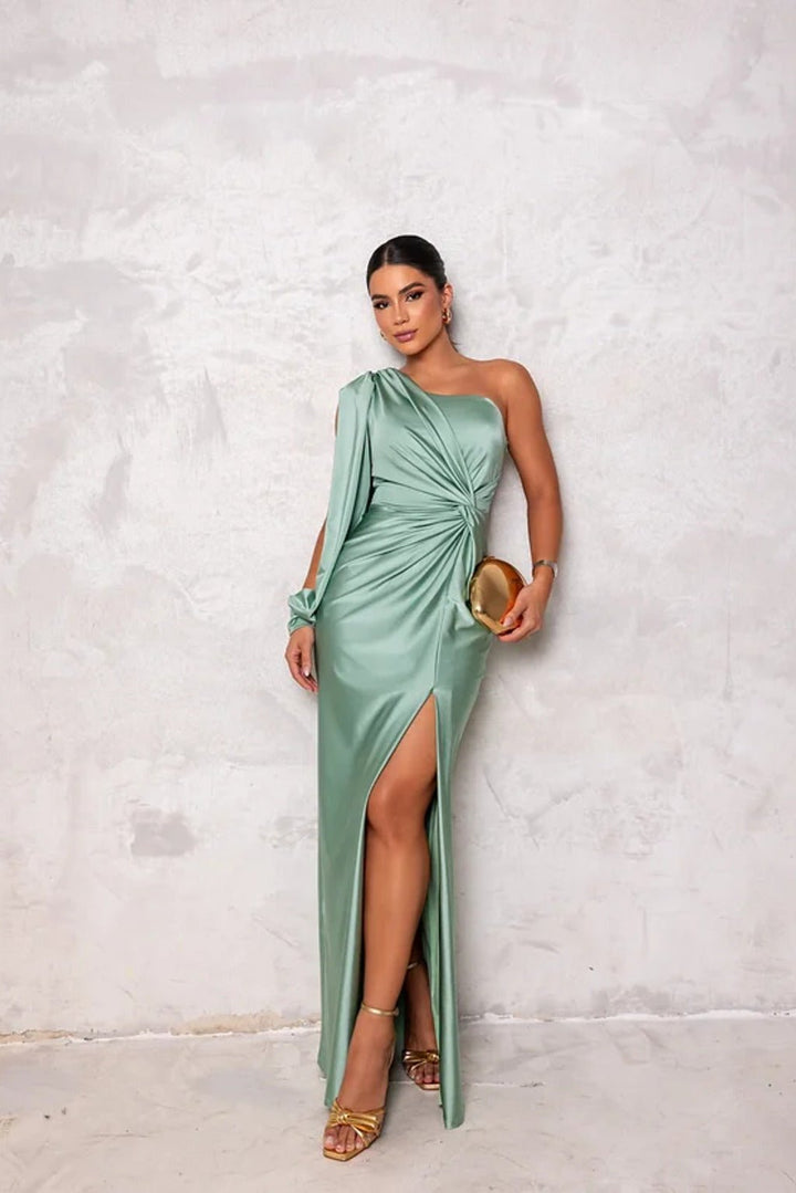 Ada | Glamour Drape Gown in first_variant_option1 | Elegant Women&