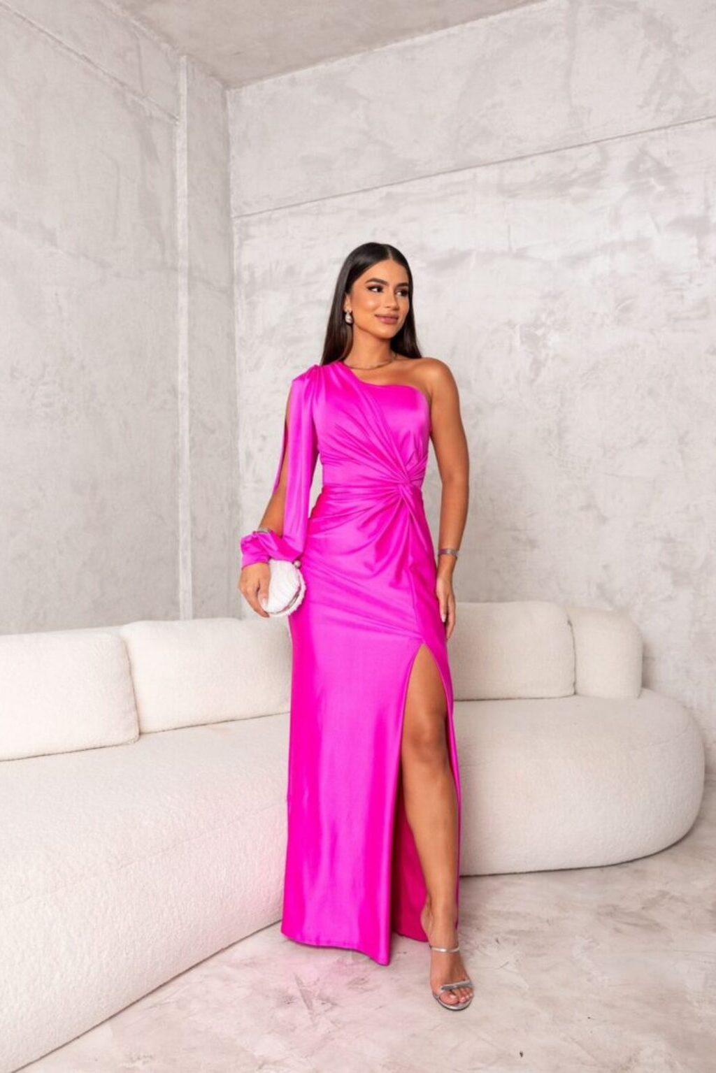 Ada | Glamour Drape Gown in first_variant_option1 | Elegant Women&
