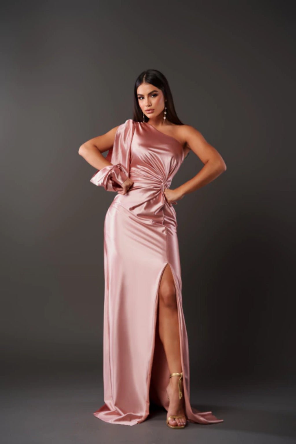 Ada | Glamour Drape Gown in first_variant_option1 | Elegant Women&