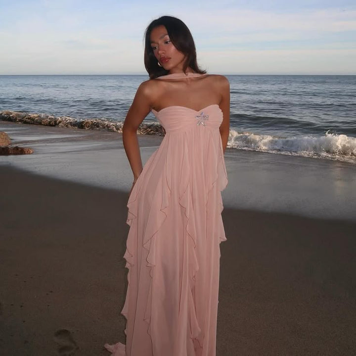 Ada | Romantic Ruffle Dress in first_variant_option1 | Elegant Women&