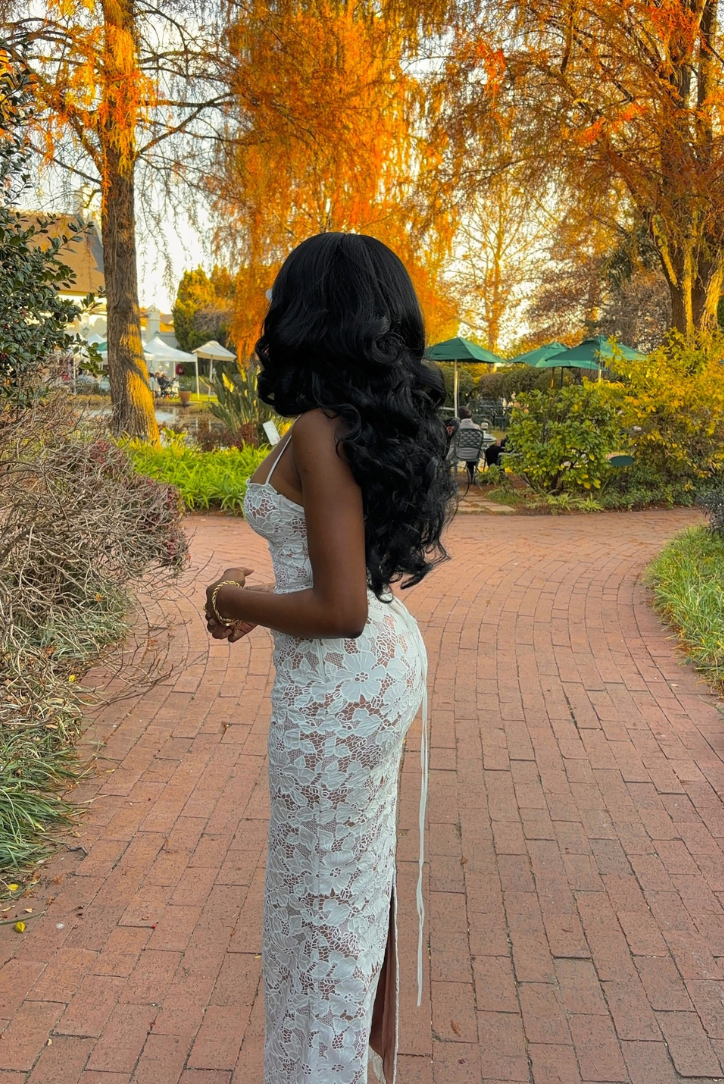 Aderyn | Lace Silhouette Dress in first_variant_option1 | Elegant Women&