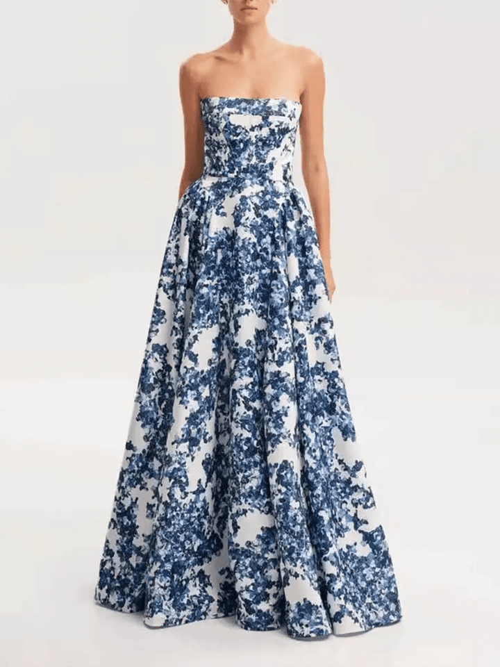 Aitana | Exquisite Floral Gown in first_variant_option1 | Elegant Women&