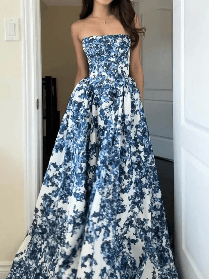 Aitana | Exquisite Floral Gown in first_variant_option1 | Elegant Women&