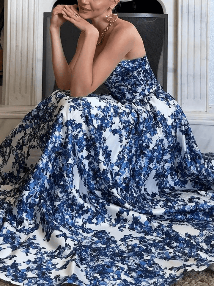 Aitana | Exquisite Floral Gown in first_variant_option1 | Elegant Women&
