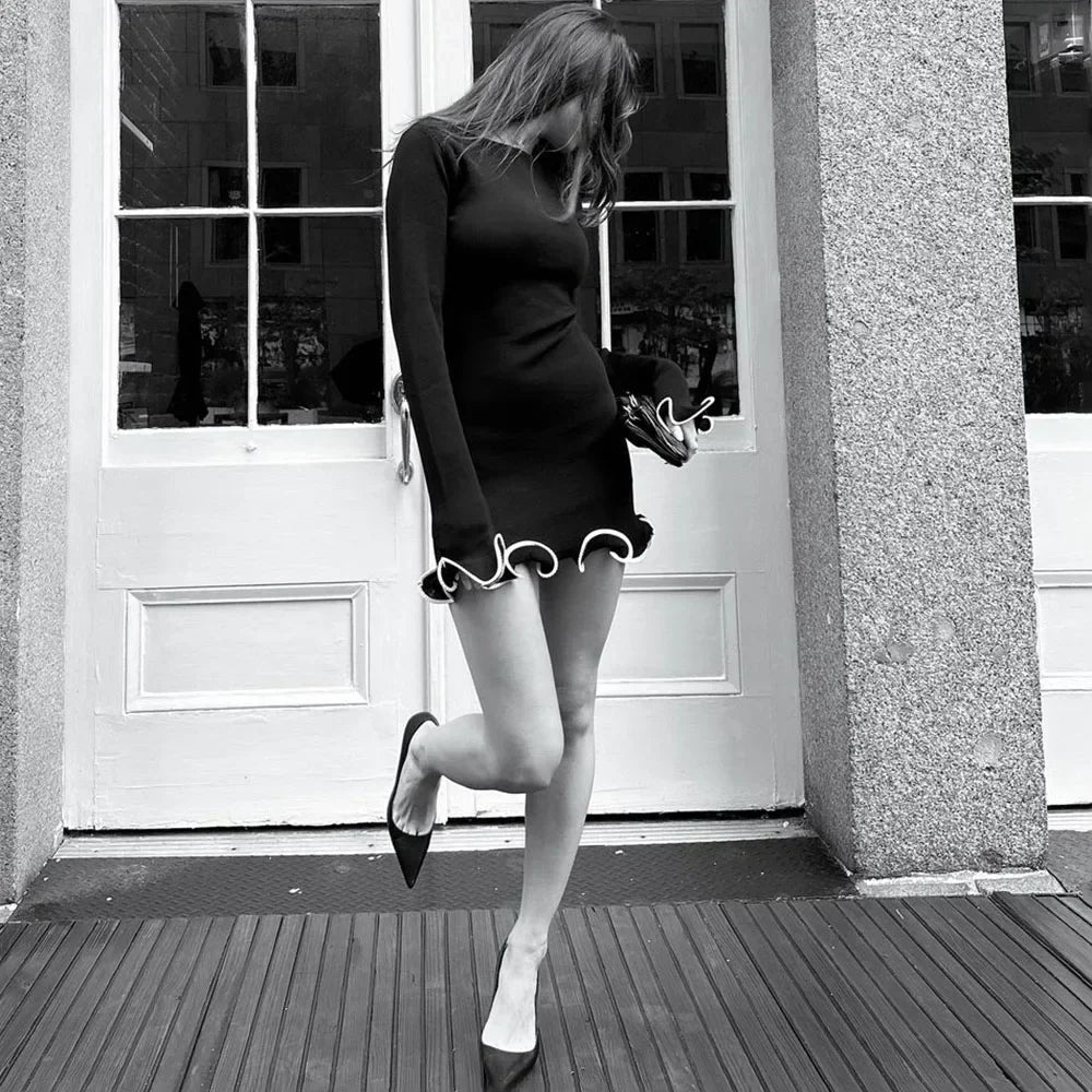 Alaia | Chic Fitted Dress in first_variant_option1 | Elegant Women&