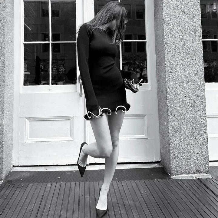 Alaia | Chic Fitted Dress in first_variant_option1 | Elegant Women&