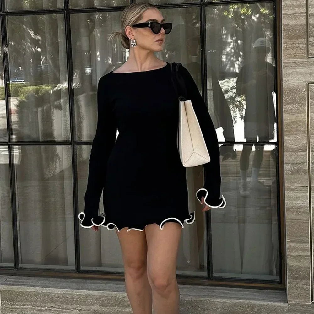 Alaia | Chic Fitted Dress in first_variant_option1 | Elegant Women&