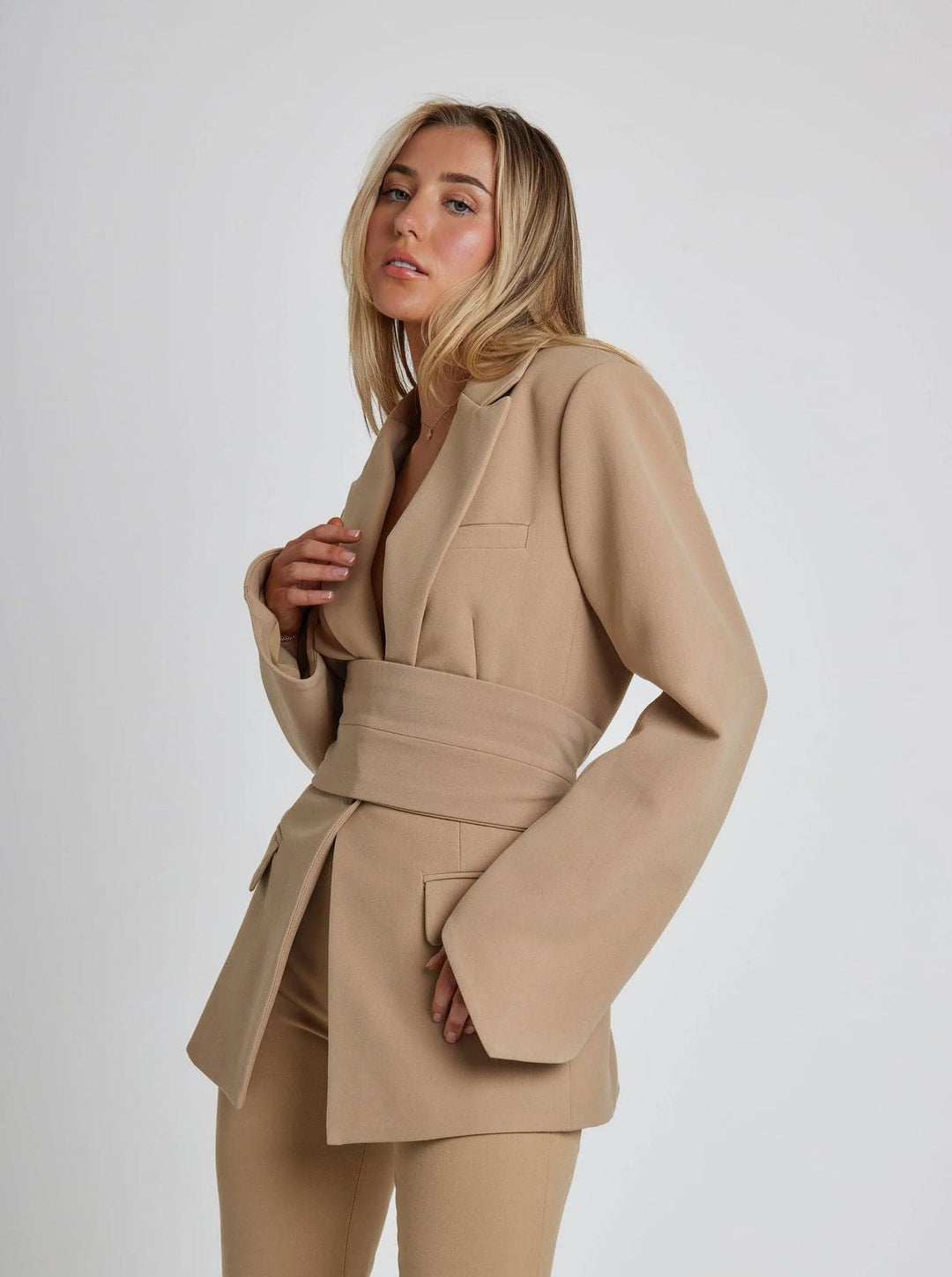 Alena | Stunning Wrap Blazer in first_variant_option1 | Elegant Women&