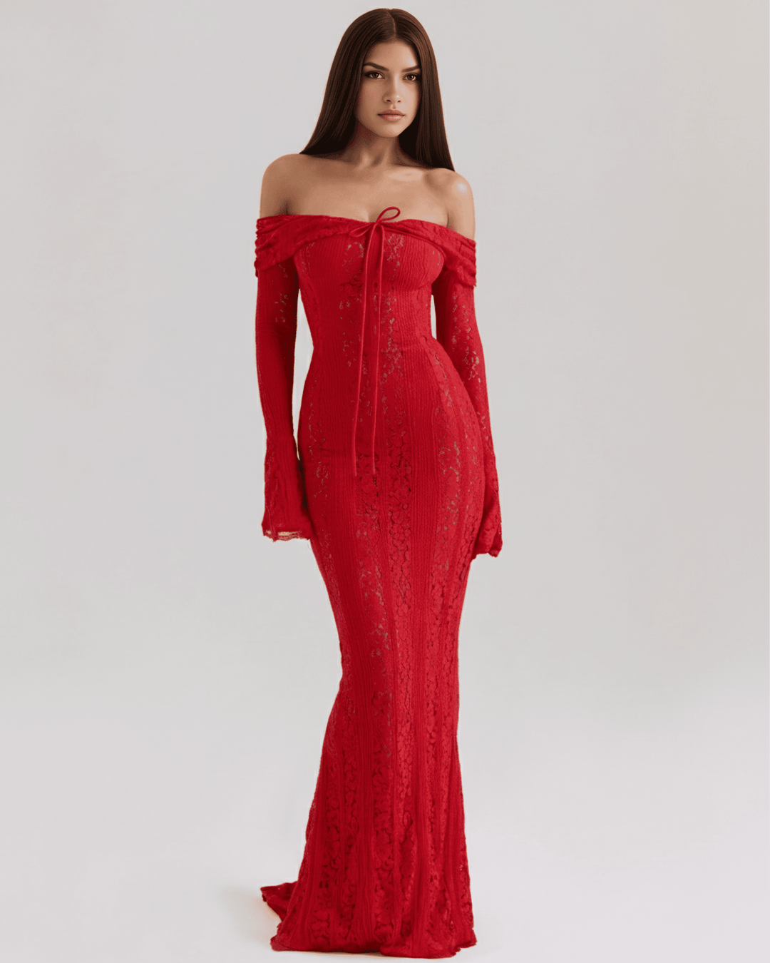 Alexandra | Off - Shoulder Maxi Dress in first_variant_option1 | Elegant Women&