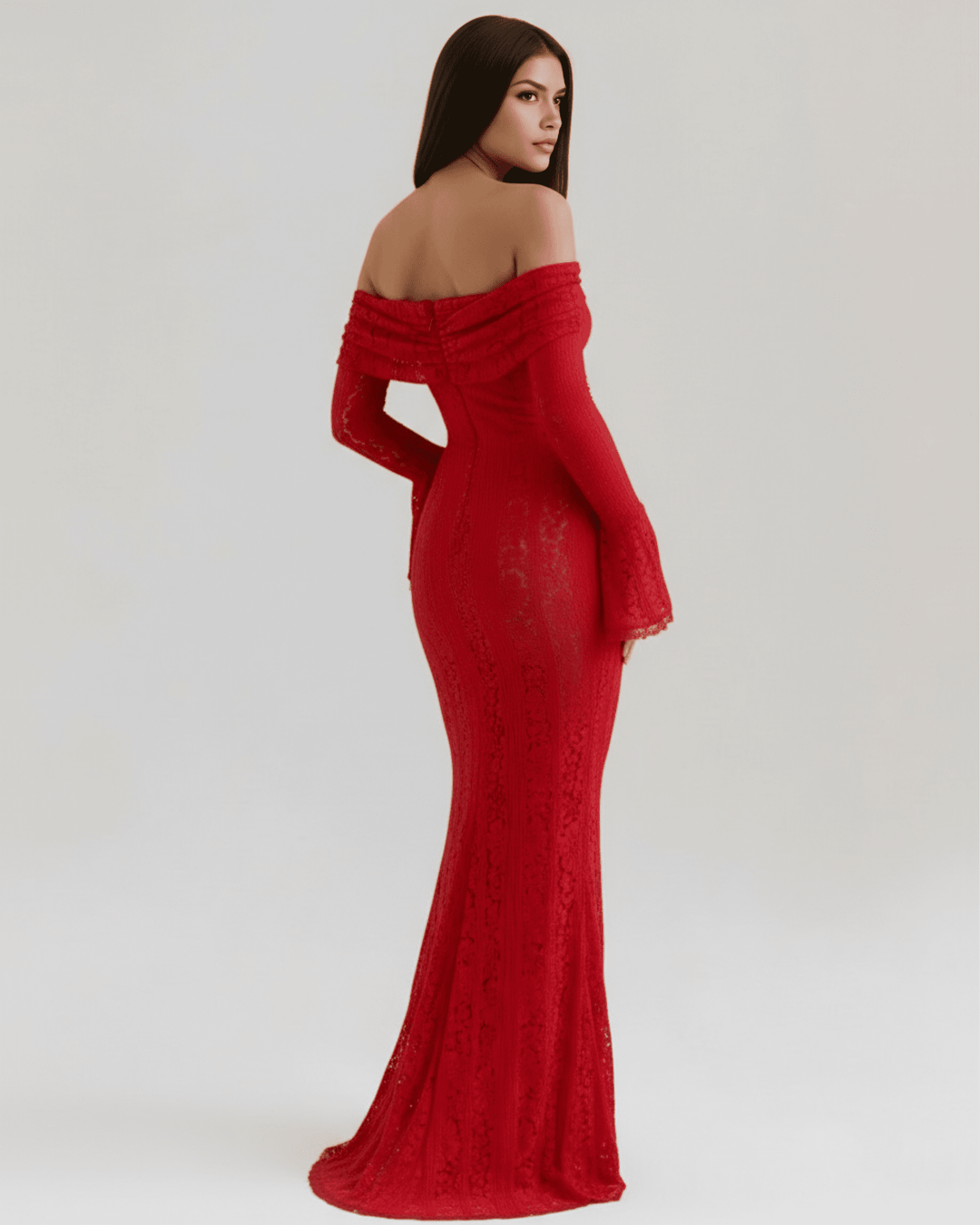 Alexandra | Off - Shoulder Maxi Dress in first_variant_option1 | Elegant Women&