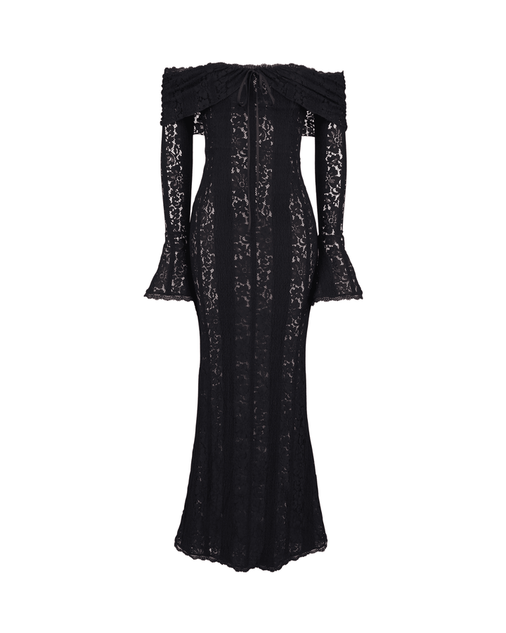 Alexandra | Off - Shoulder Maxi Dress in first_variant_option1 | Elegant Women&