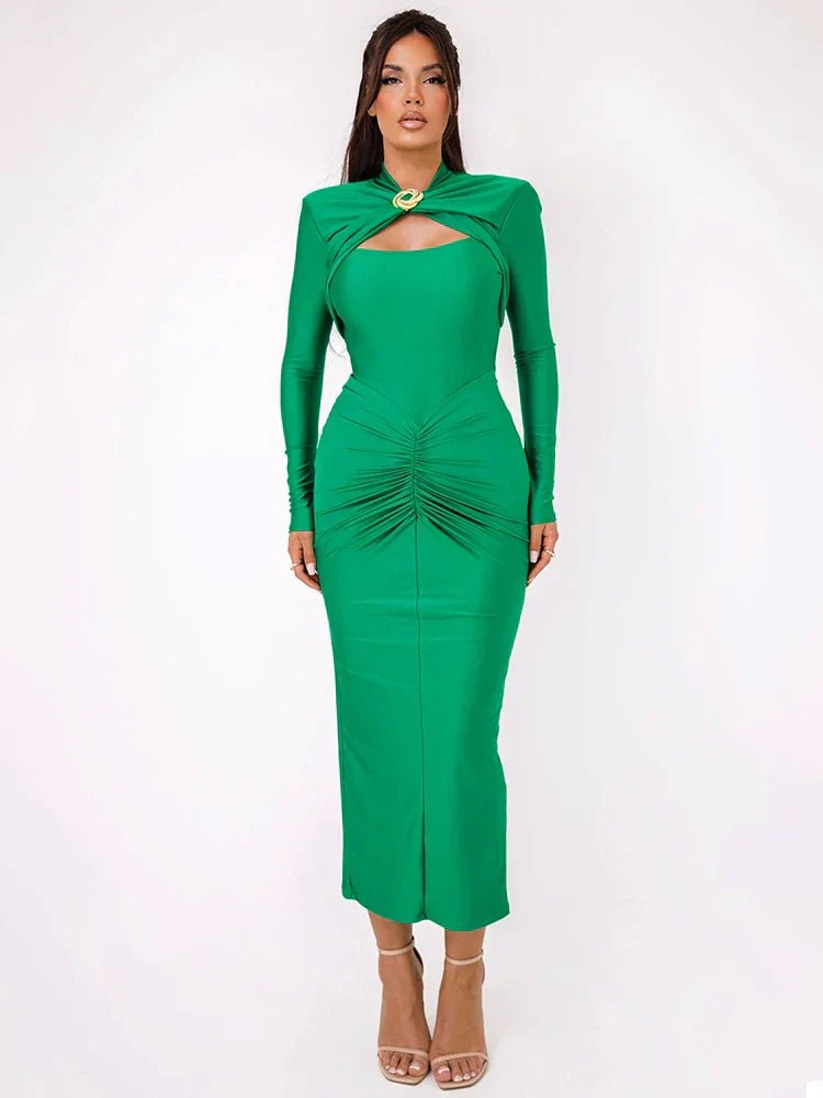 Aleya | Luxurious Maxi Dress in first_variant_option1 | Elegant Women&