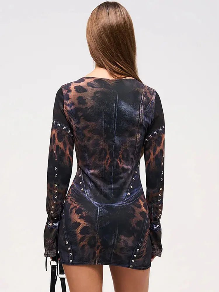 Alianna | Edgy Mini Dress in first_variant_option1 | Elegant Women&