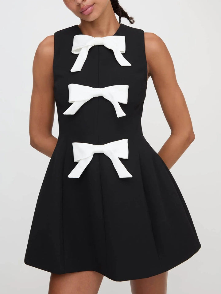 Alicia | Mini Bow Dress in first_variant_option1 | Elegant Women&
