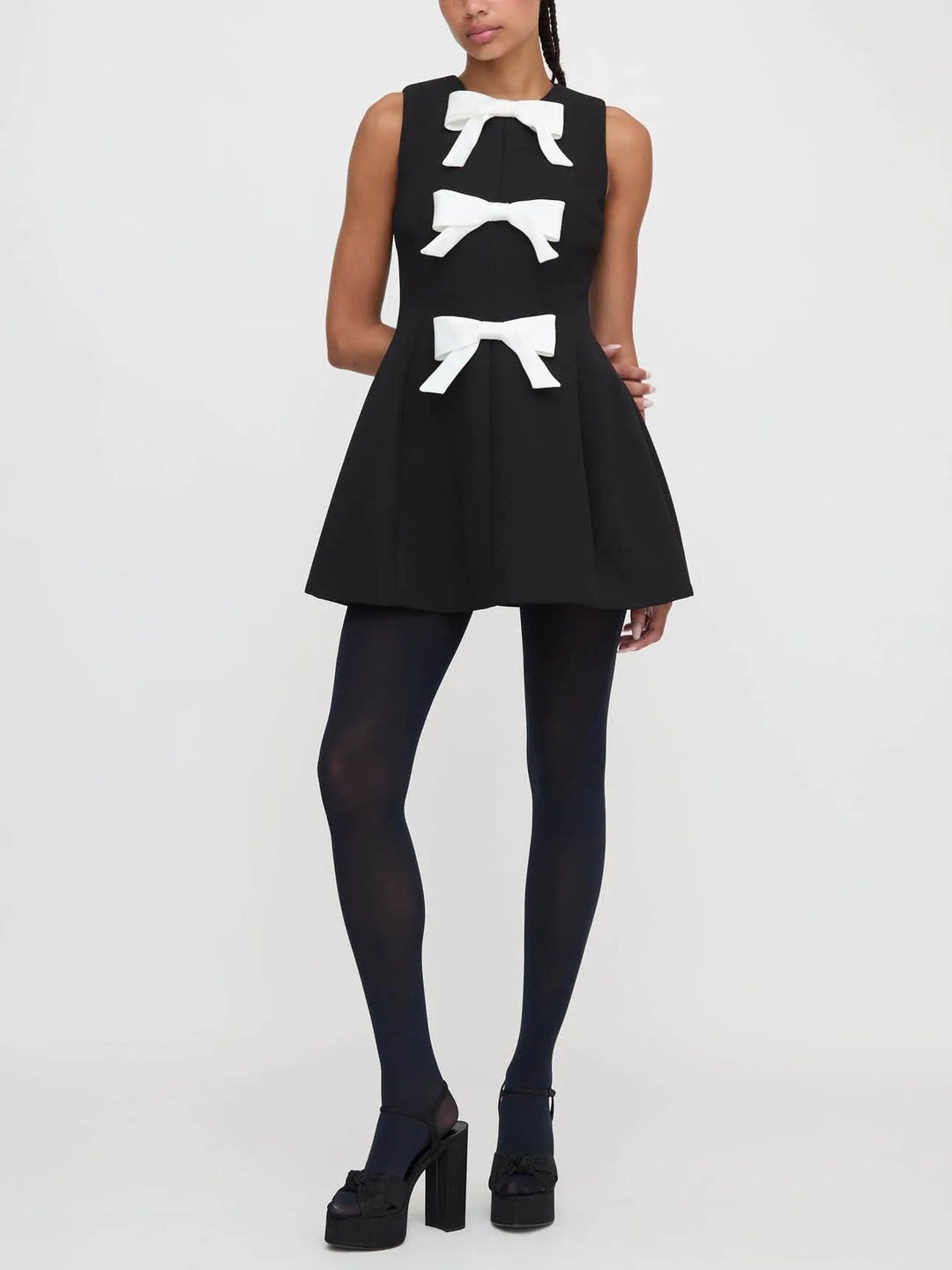 Alicia | Mini Bow Dress in first_variant_option1 | Elegant Women&