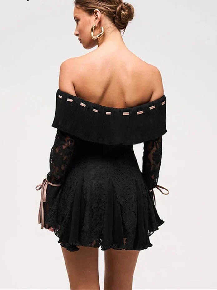 Amber | Detailed Bow Dress in first_variant_option1 | Elegant Women&