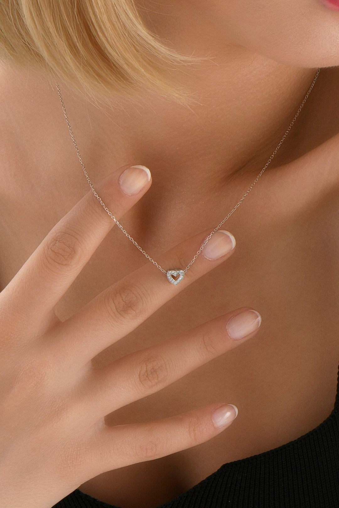 Amorelle | Heart Necklace in first_variant_option1 | Elegant Women&