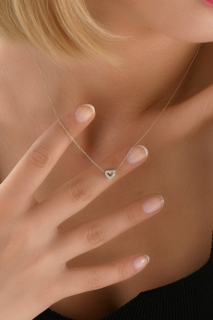 Amorelle | Heart Necklace in first_variant_option1 | Elegant Women&