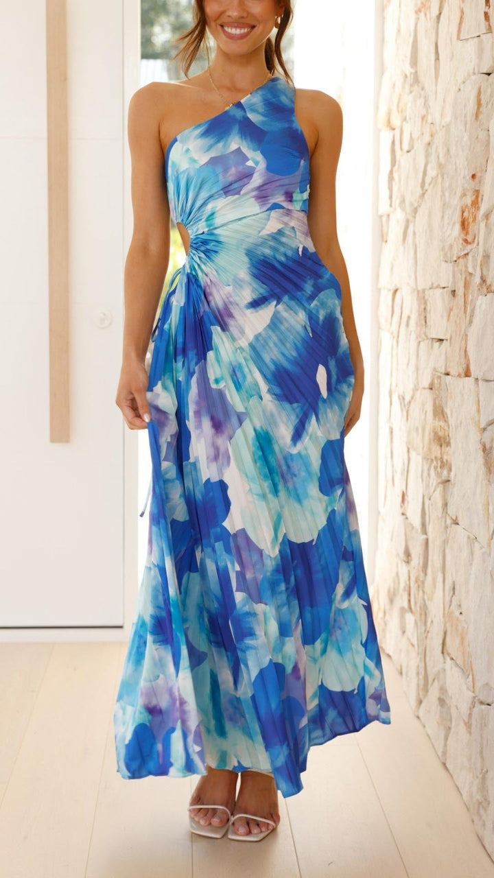 Amyra | Asymmetrical Maxi Dress in first_variant_option1 | Elegant Women&