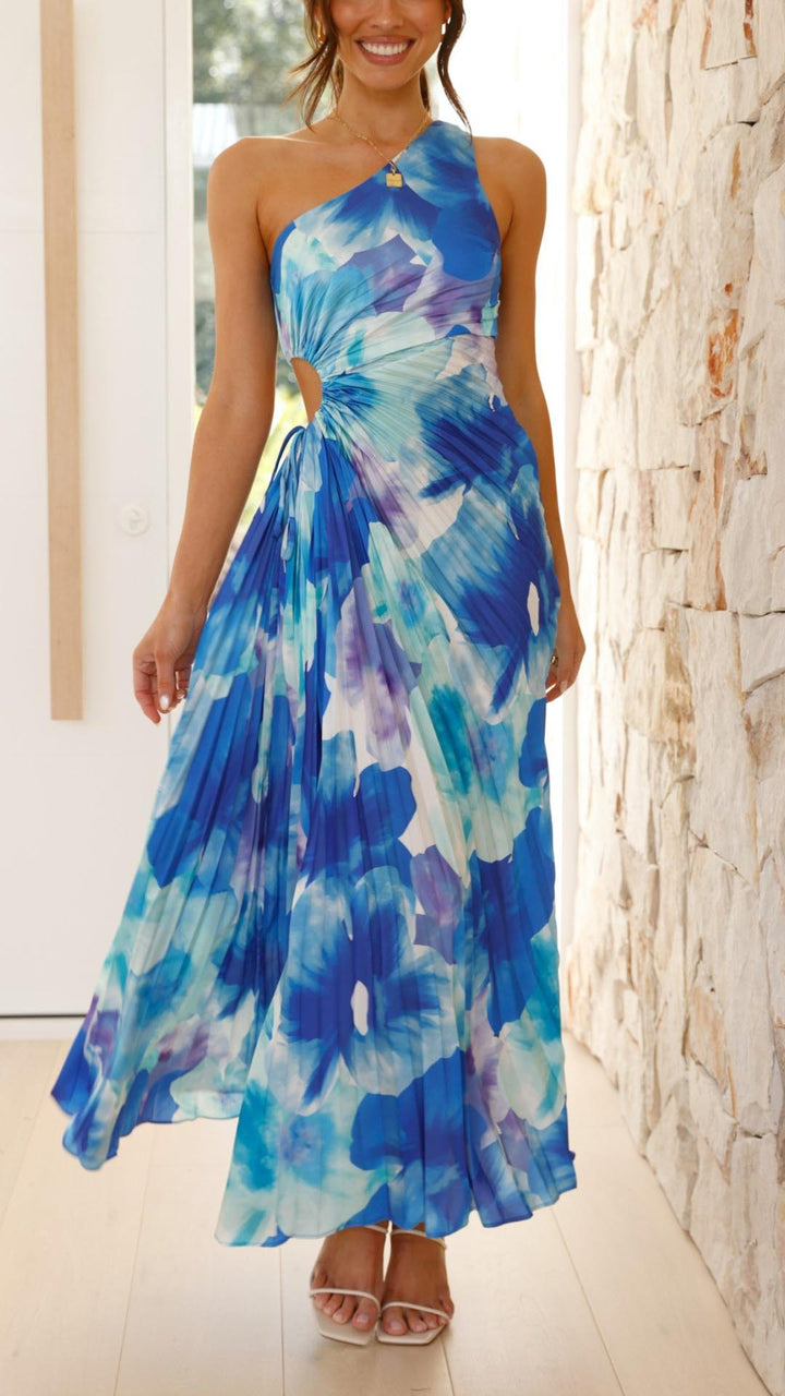 Amyra | Asymmetrical Maxi Dress in first_variant_option1 | Elegant Women&