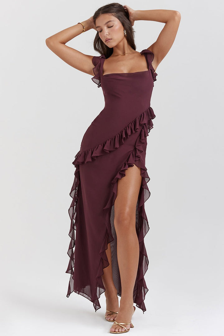 Andrea | Stylish Ruffle Dress in first_variant_option1 | Elegant Women&