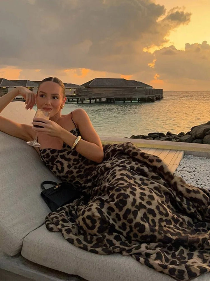 Antonella | Leopard Maxi Dress in first_variant_option1 | Elegant Women&