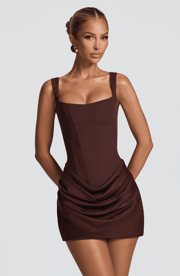Aria | Hourglass Mini Dress in first_variant_option1 | Elegant Women&