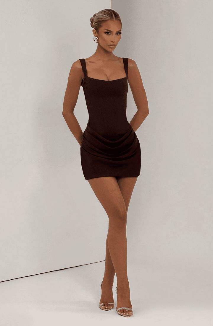 Aria | Hourglass Mini Dress in first_variant_option1 | Elegant Women&