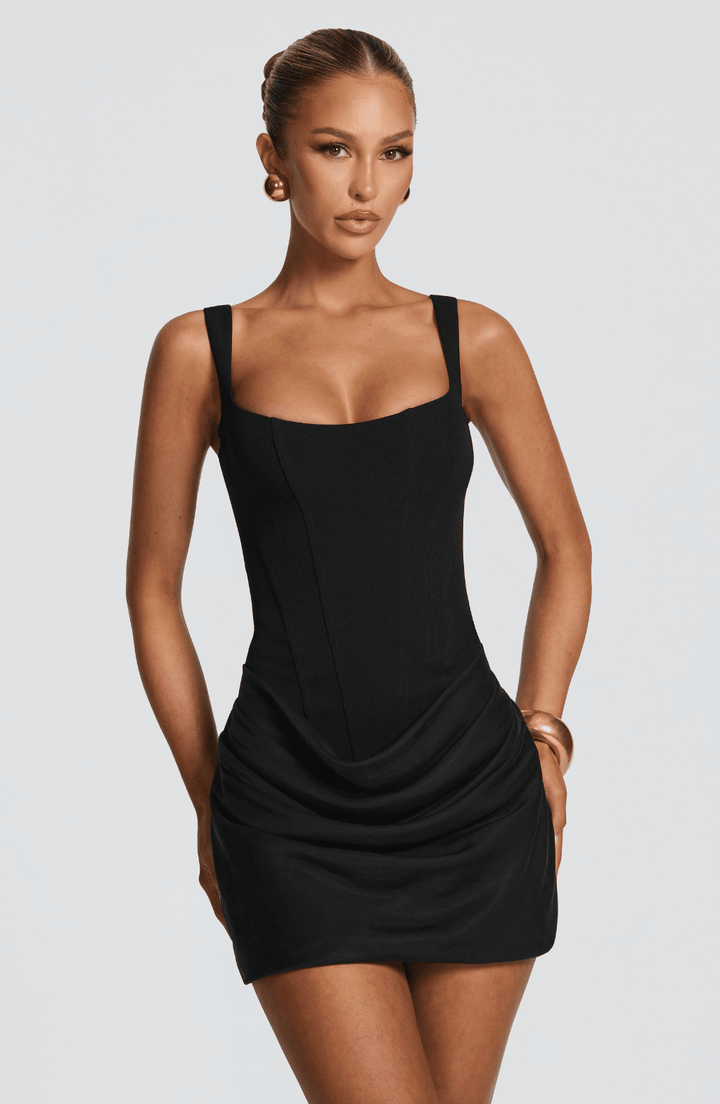Aria | Hourglass Mini Dress in first_variant_option1 | Elegant Women&