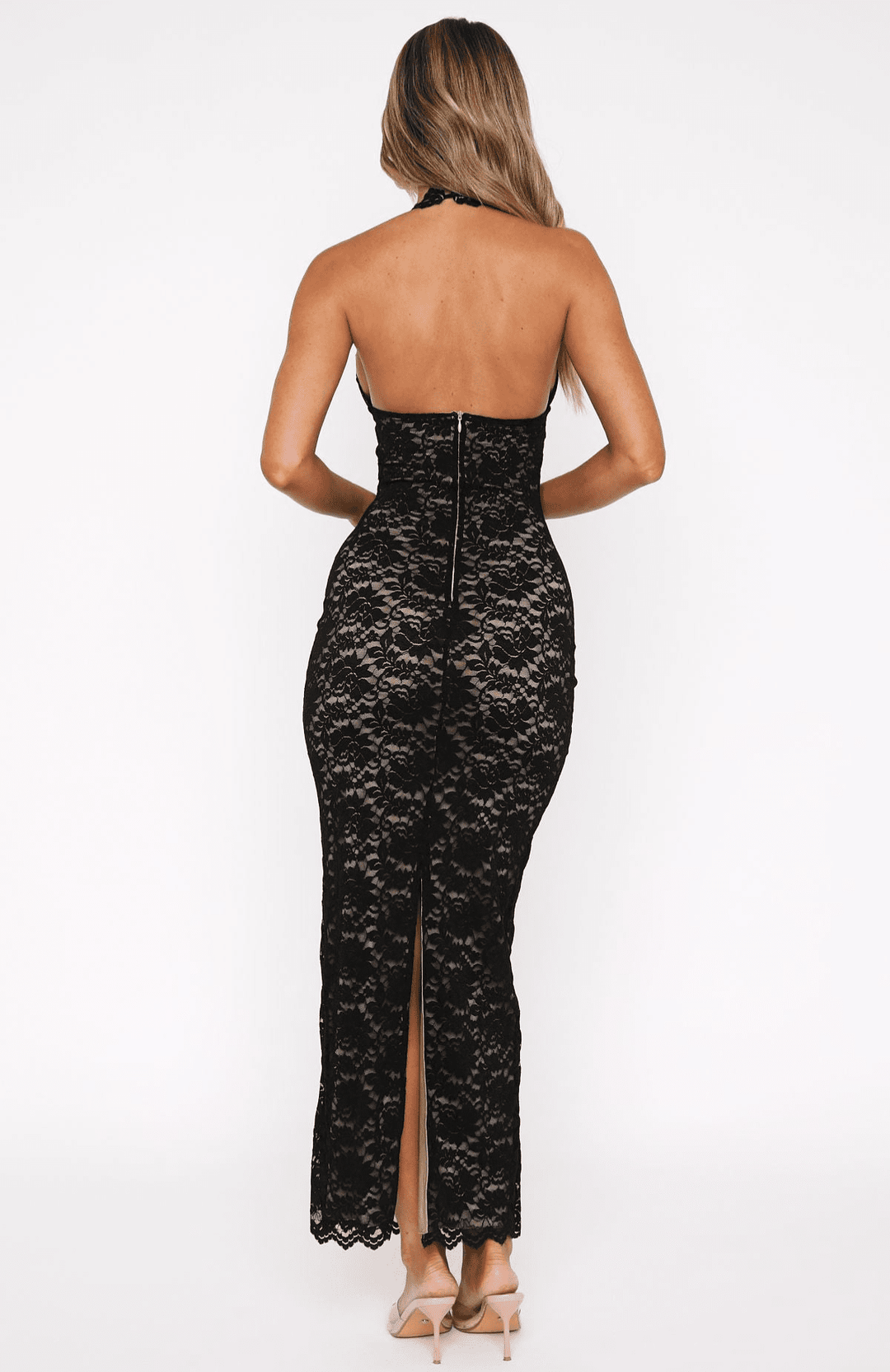 Aria | Lace Me Maxi Dress in first_variant_option1 | Elegant Women&