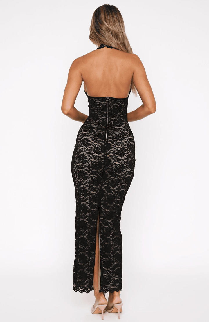 Aria | Lace Me Maxi Dress in first_variant_option1 | Elegant Women&