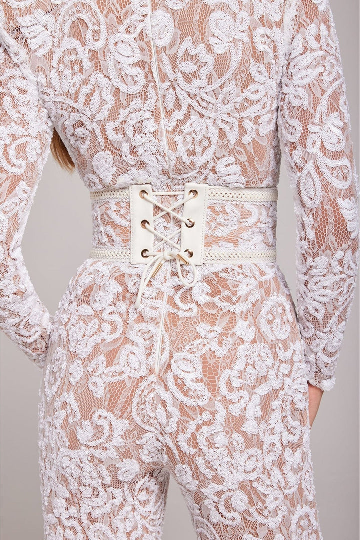 Ariella Lace Jumpsuit in first_variant_option1 | Elegant Women&