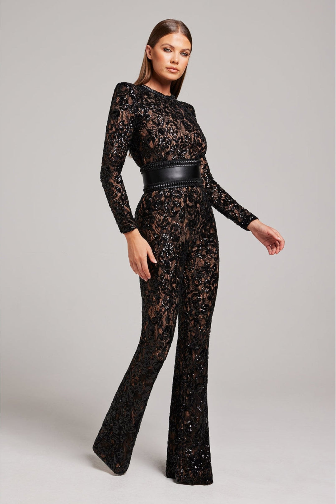 Ariella Lace Jumpsuit in first_variant_option1 | Elegant Women&