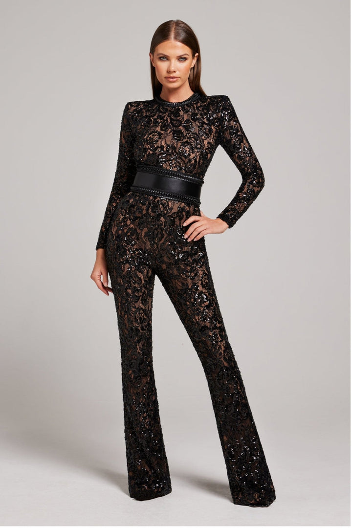 Ariella Lace Jumpsuit in first_variant_option1 | Elegant Women&