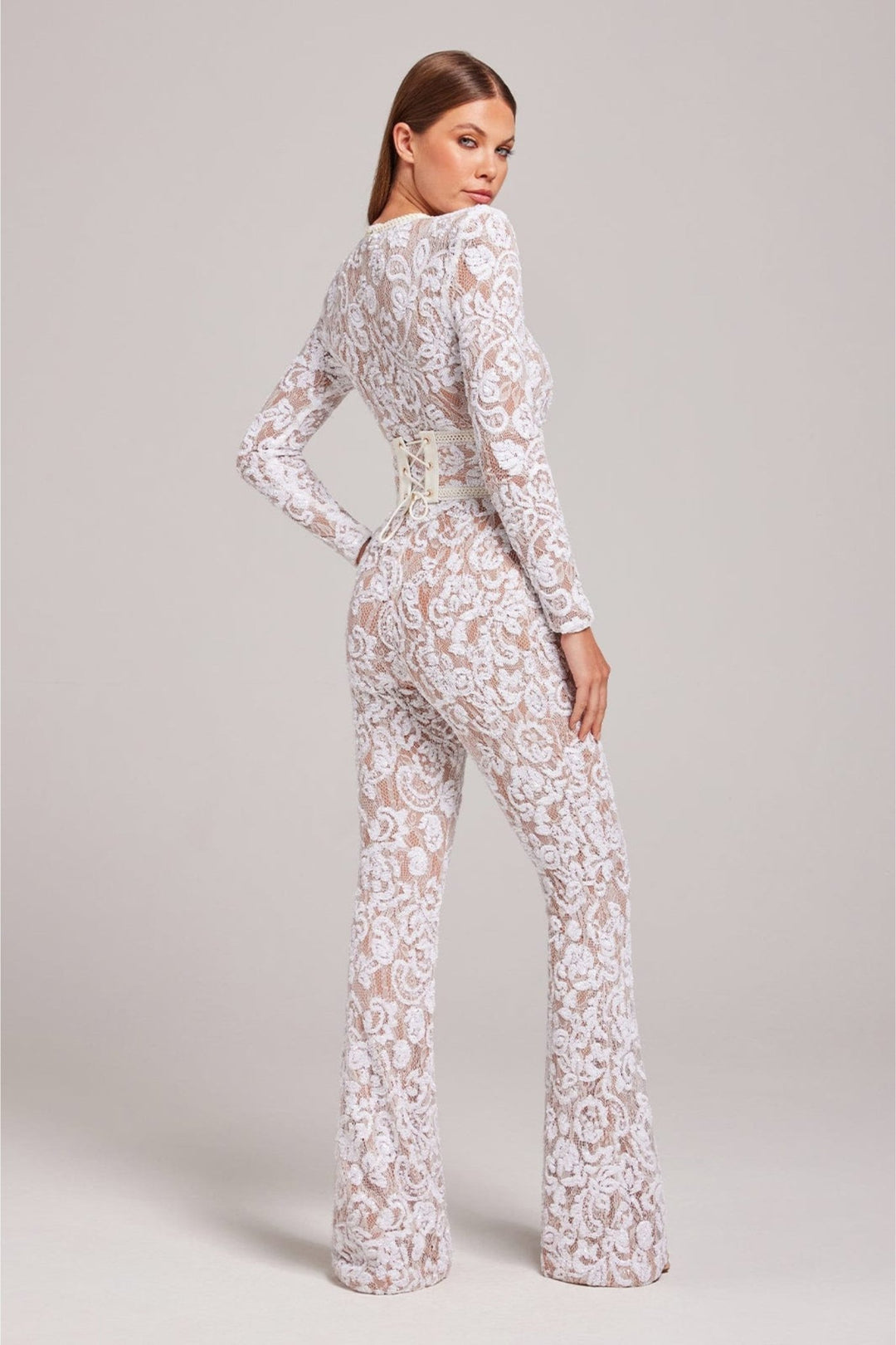 Ariella Lace Jumpsuit in first_variant_option1 | Elegant Women&