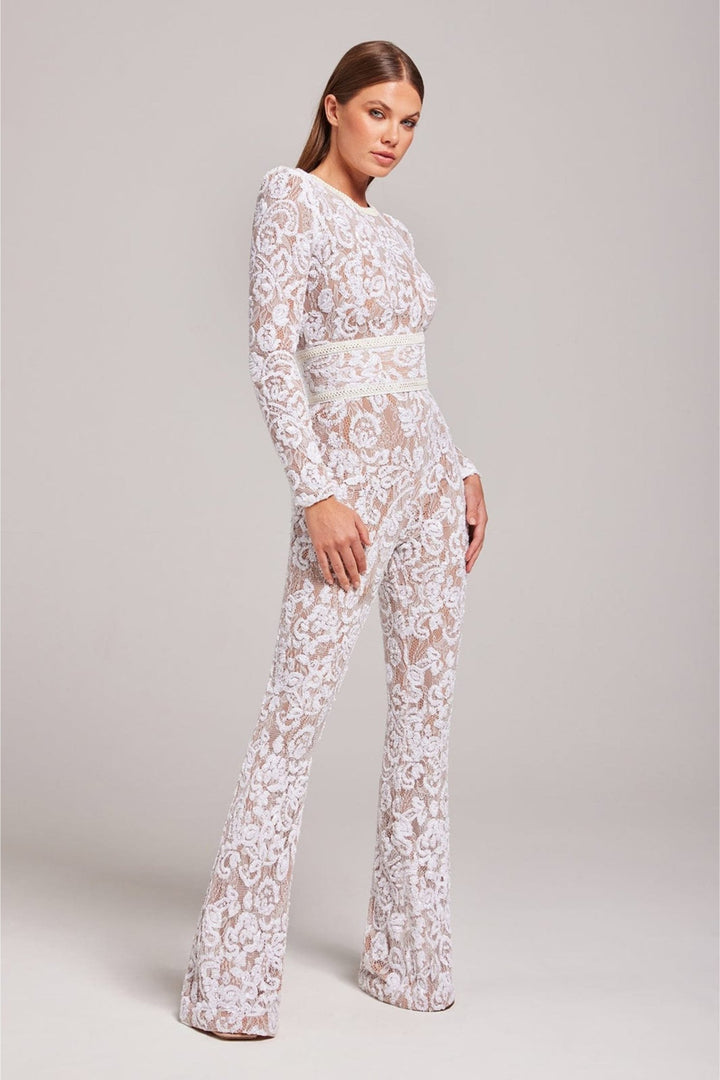 Ariella Lace Jumpsuit in first_variant_option1 | Elegant Women&