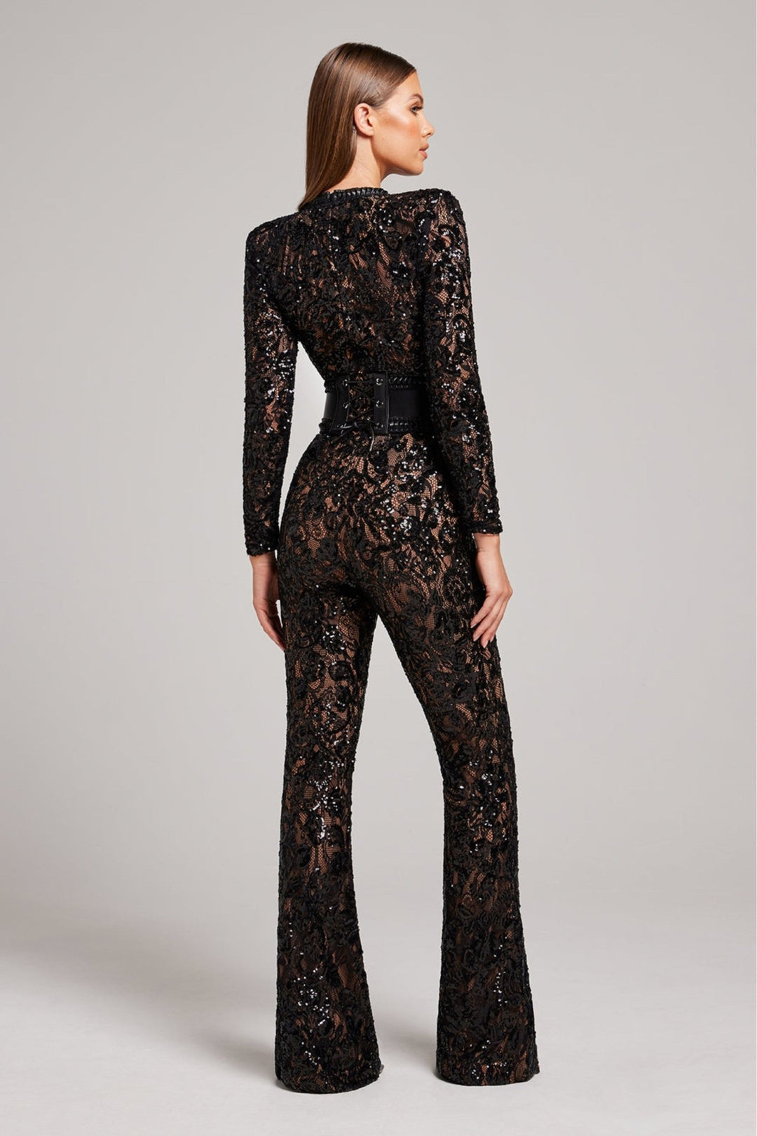 Ariella Lace Jumpsuit in first_variant_option1 | Elegant Women&