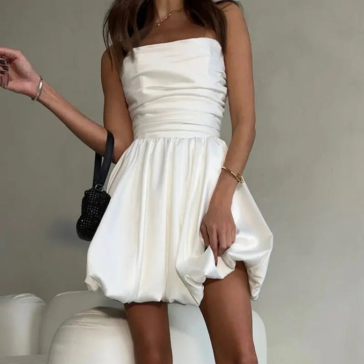 Ariyah | Strapless Balloon Dress in first_variant_option1 | Elegant Women&
